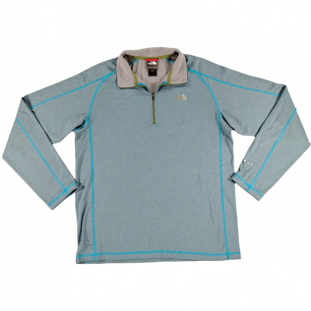 North Face 1/4 Zip Grid Fleece Pullover Men Large Polyester Gorpcore Minimalist